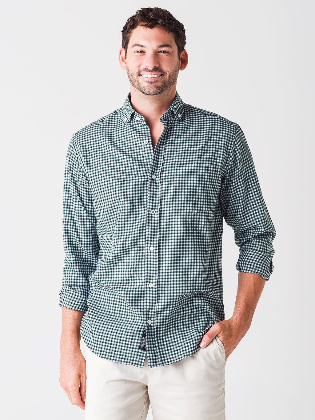 Saint Bernard Men's William Check Sport Shirt - Saint Bernard