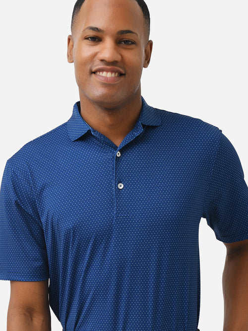Saint Bernard Men's Bailey Birdseye Performance Polo