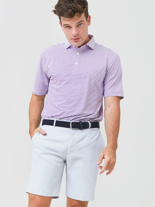 Saint Bernard Men's Alexander Stripe Performance Polo