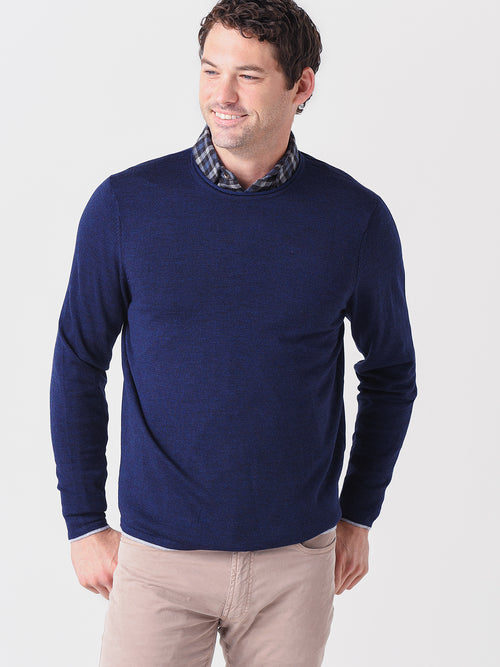 Saint Bernard Men's Wagner Merino Roll Neck Sweater - Saint Bernard