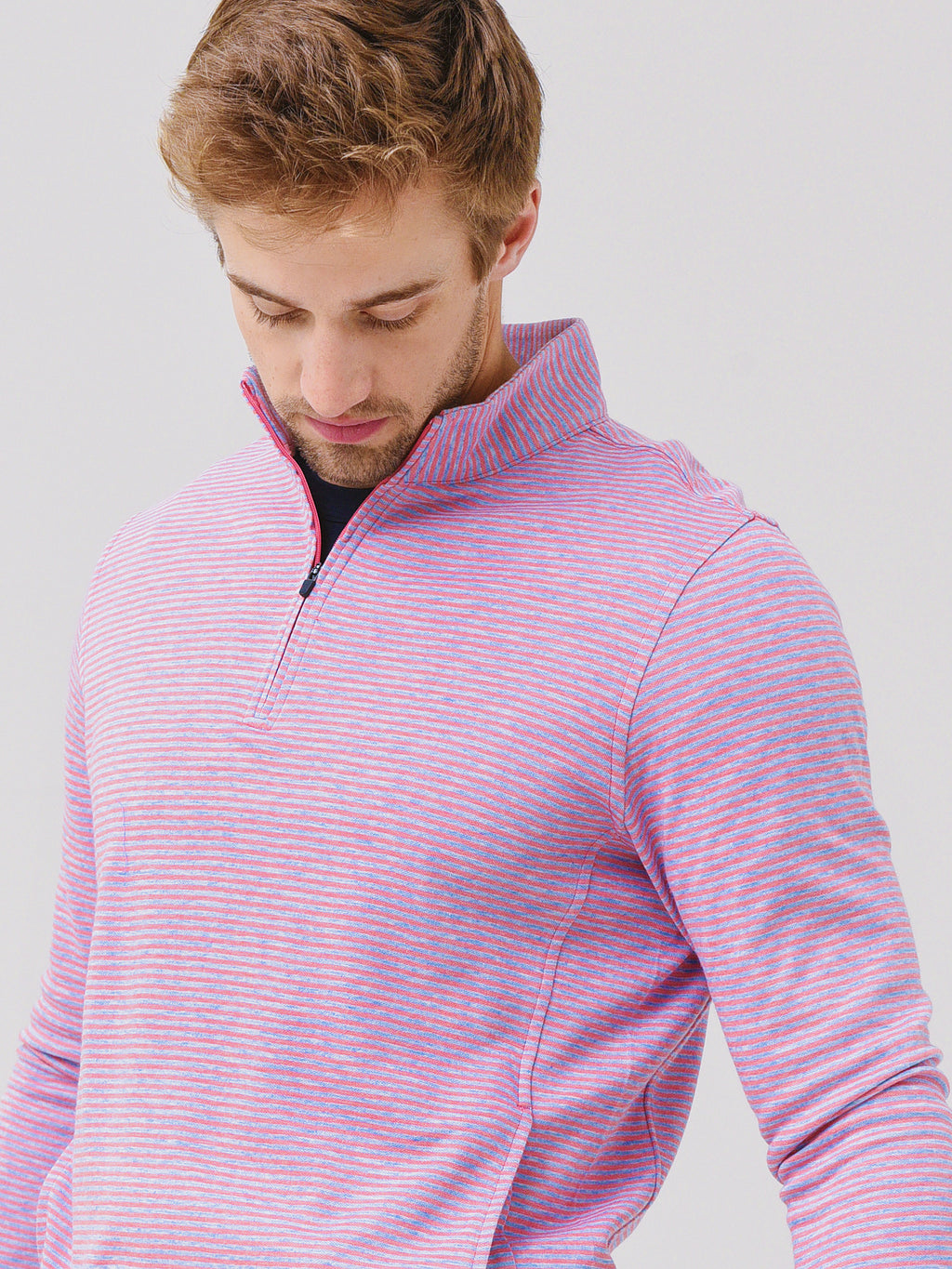 Saint Bernard Men's Wallace Stripe Quarter-Zip Pullover - Saint Bernard