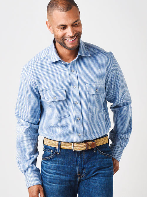 Saint Bernard Men's Houndstooth Work Shirt - Saint Bernard