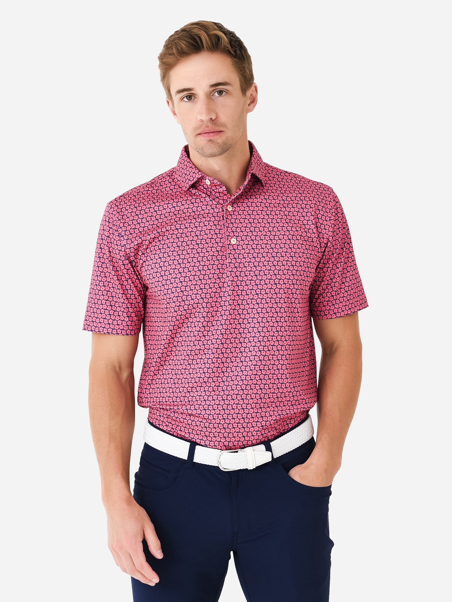 Saint Bernard Men's Harris Performance Polo - Saint Bernard