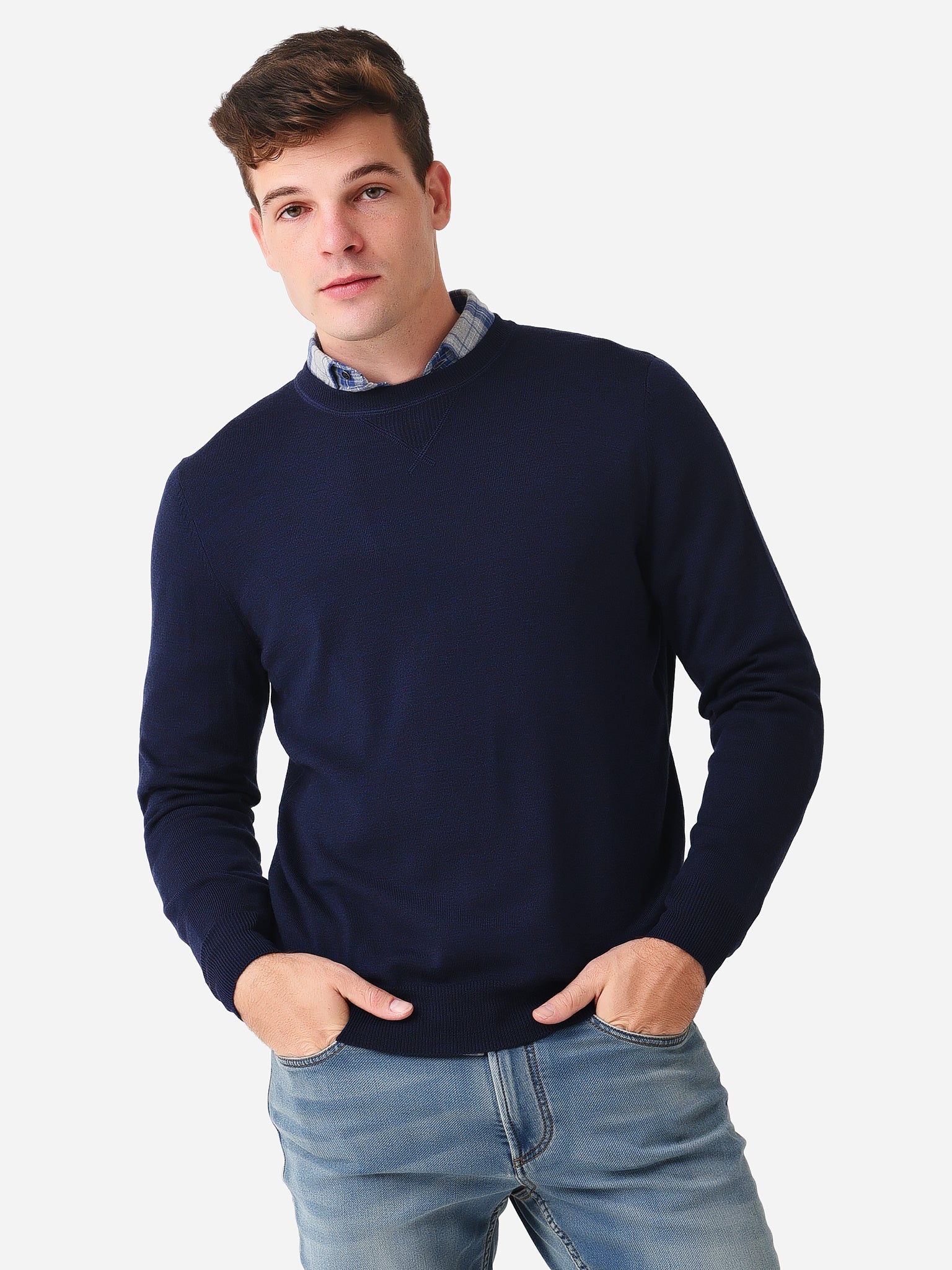 Saint Bernard Men's Merino Crewneck Sweater - Saint Bernard