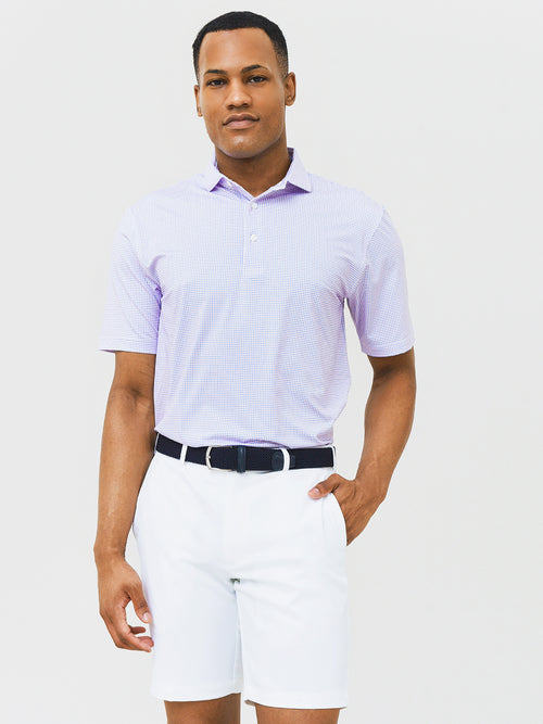 Saint Bernard Men's Kings Houndstooth Performance Polo - Saint Bernard