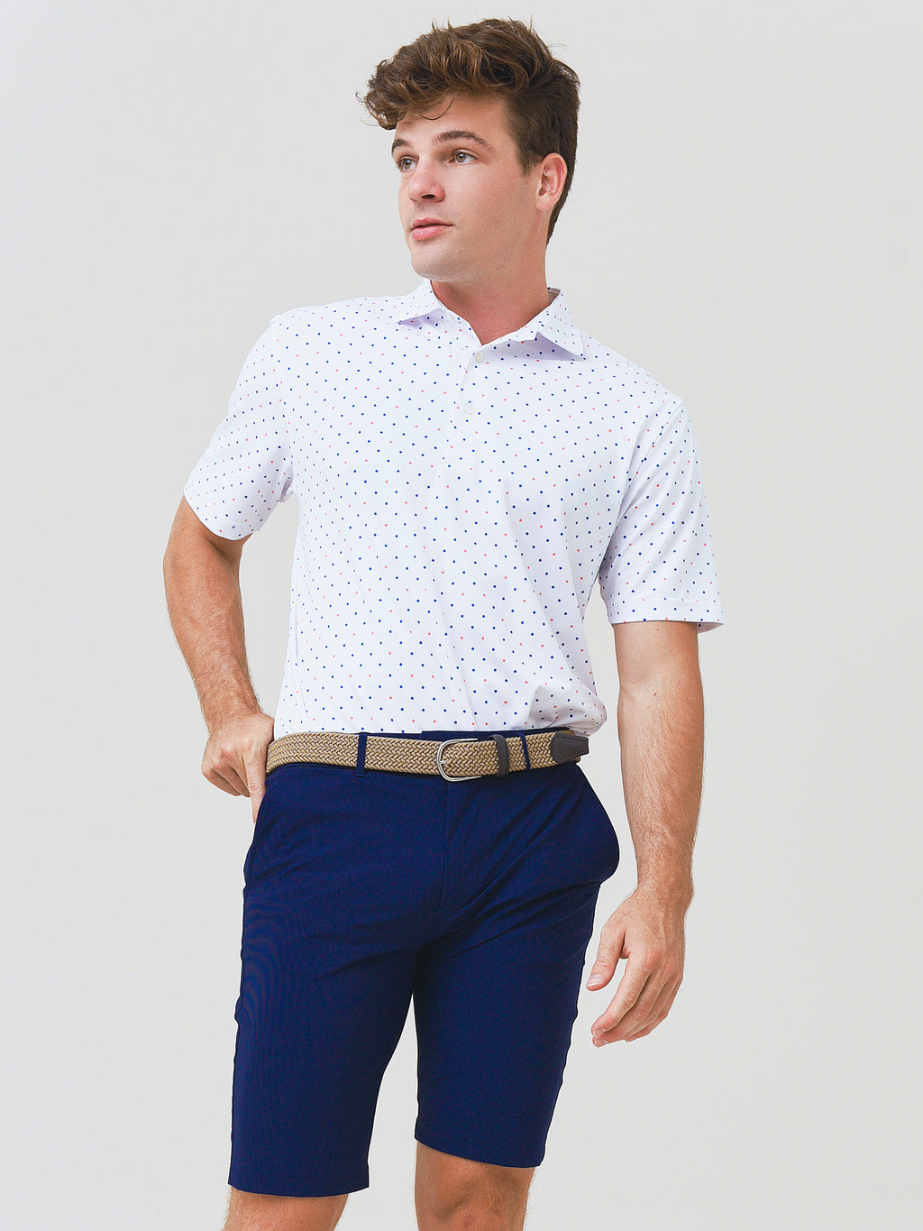 Saint Bernard Men's Gabe Performance Polo - Saint Bernard