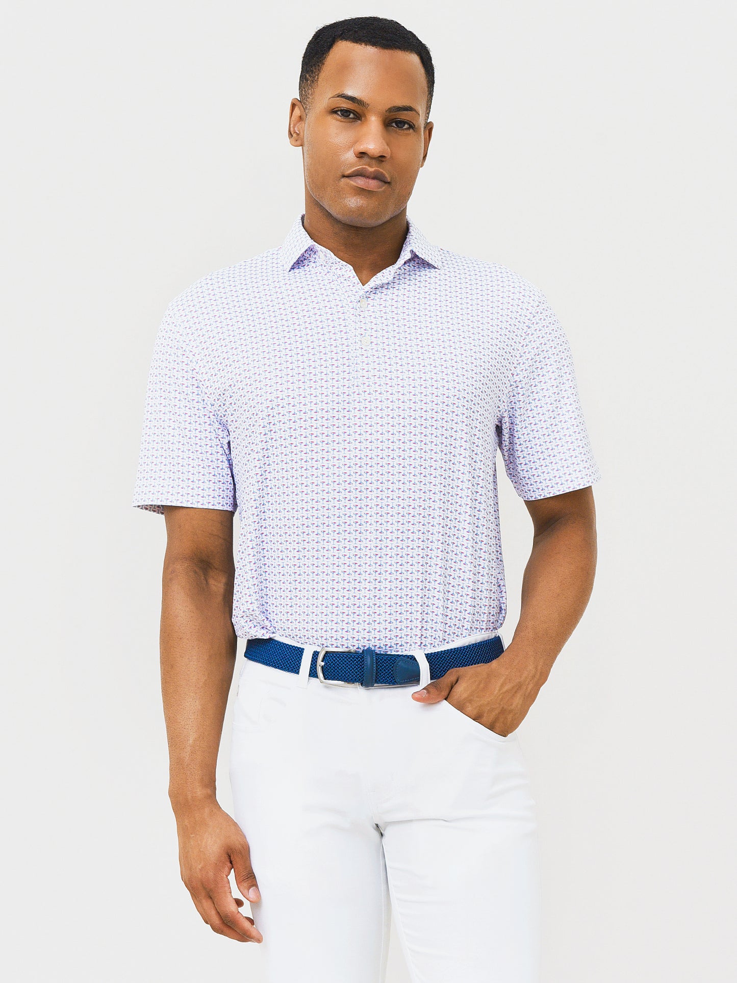 Saint Bernard Men's Olson Performance Polo - Saint Bernard