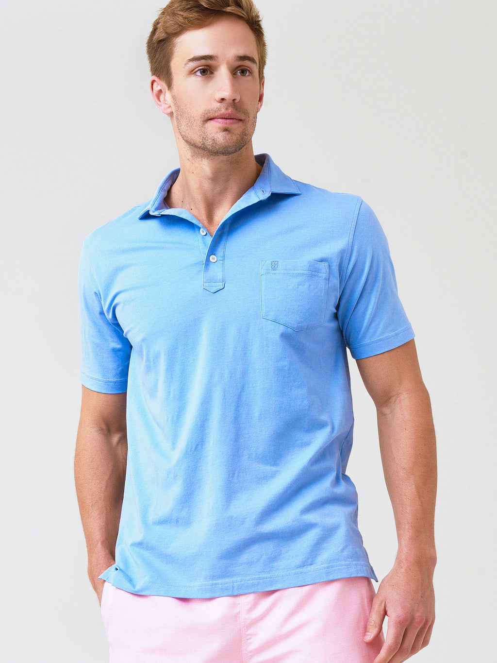 Saint Bernard Men's Everett Cotton Polo - Saint Bernard