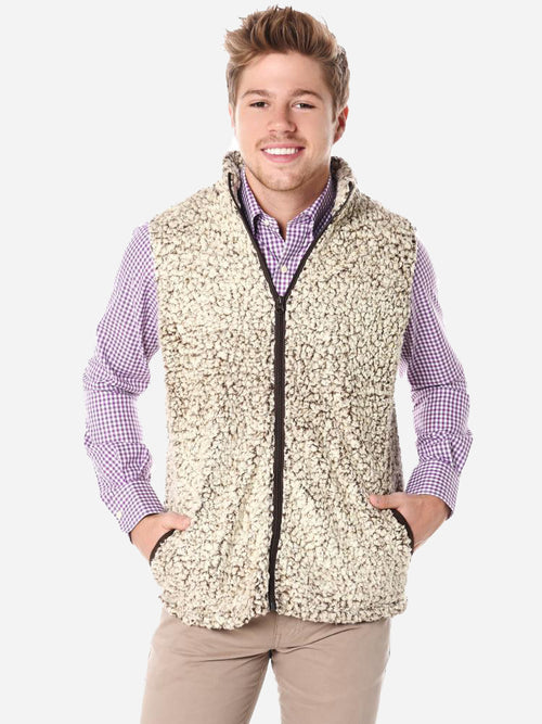 Saint Bernard Men's Frosty Fleece Vest - Saint Bernard