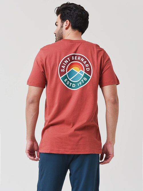 Saint Bernard Men's Circle Mountains T-Shirt