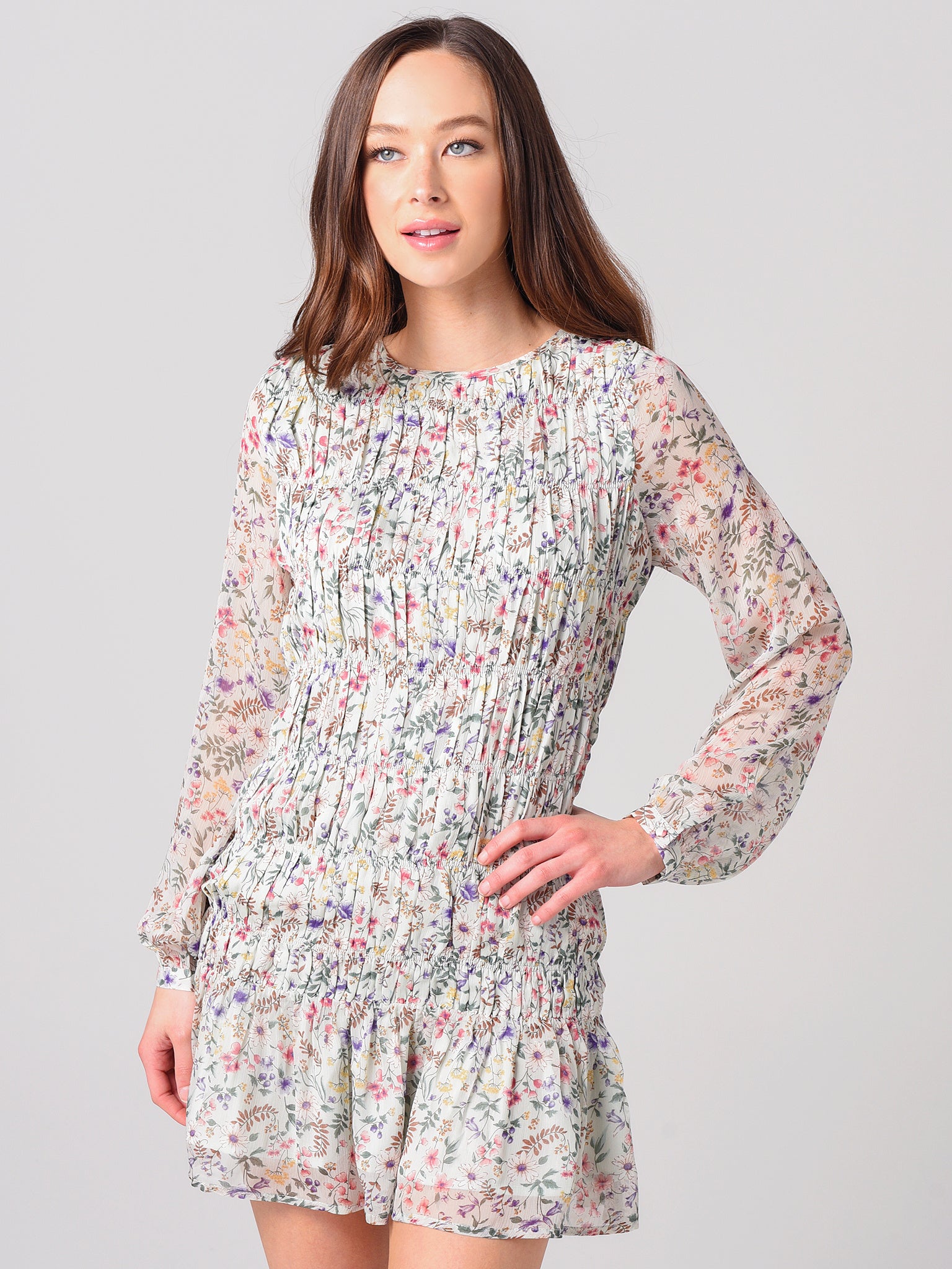 Storia Women's Baby Doll Mini Dress - Saint Bernard