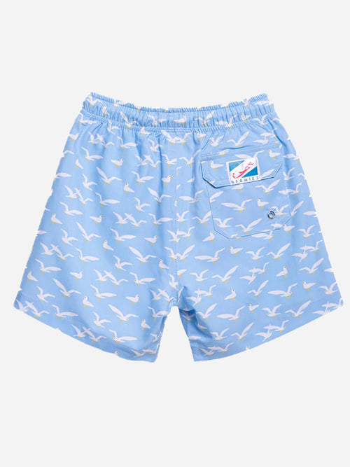 Bermies Boys' Seagulls Swim Trunk