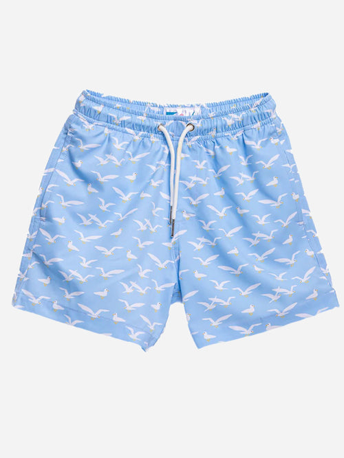 Bermies Boys' Seagulls Swim Trunk