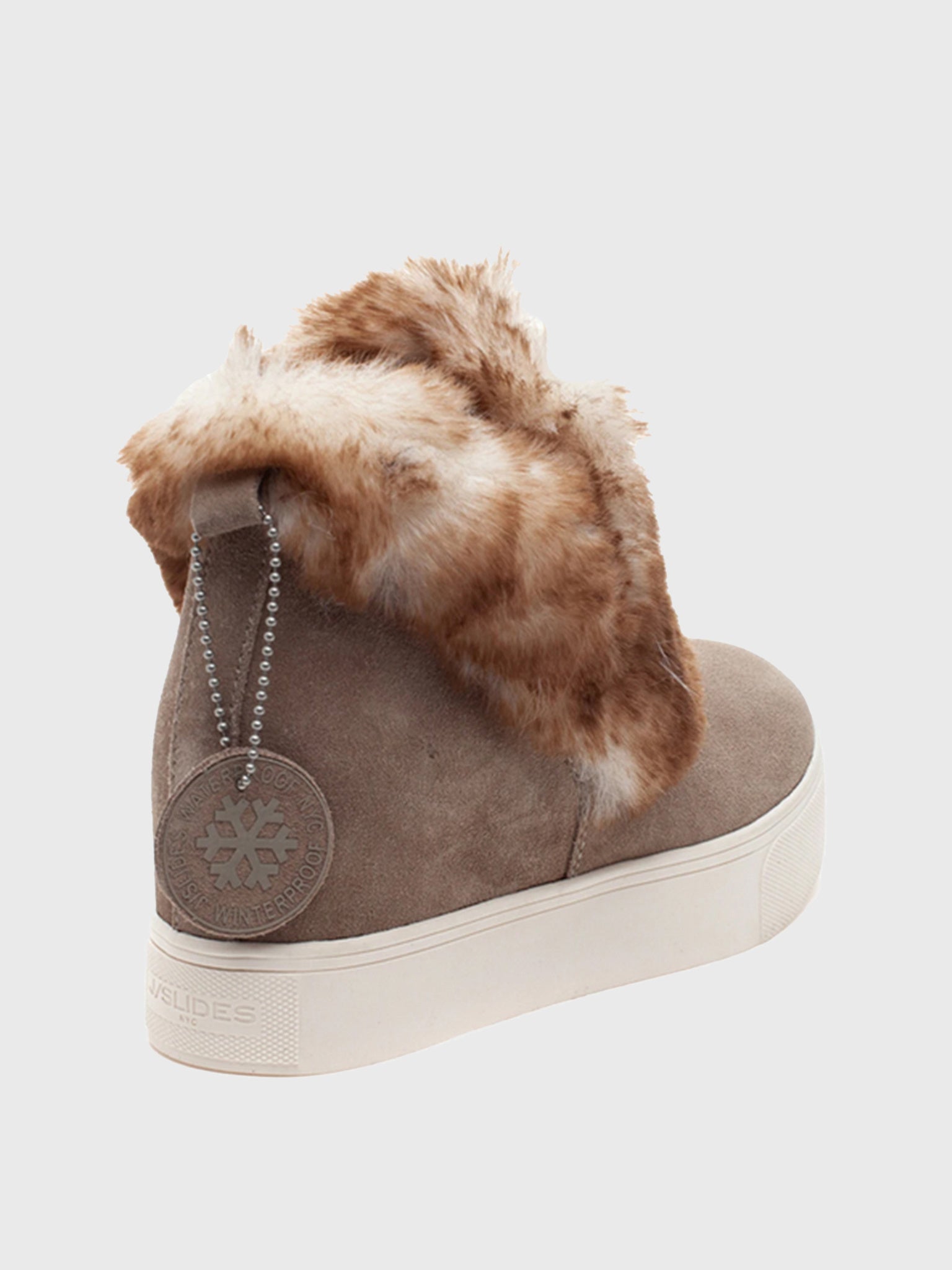 J/Slides Women's Sean Waterproof Suede Booties Saint