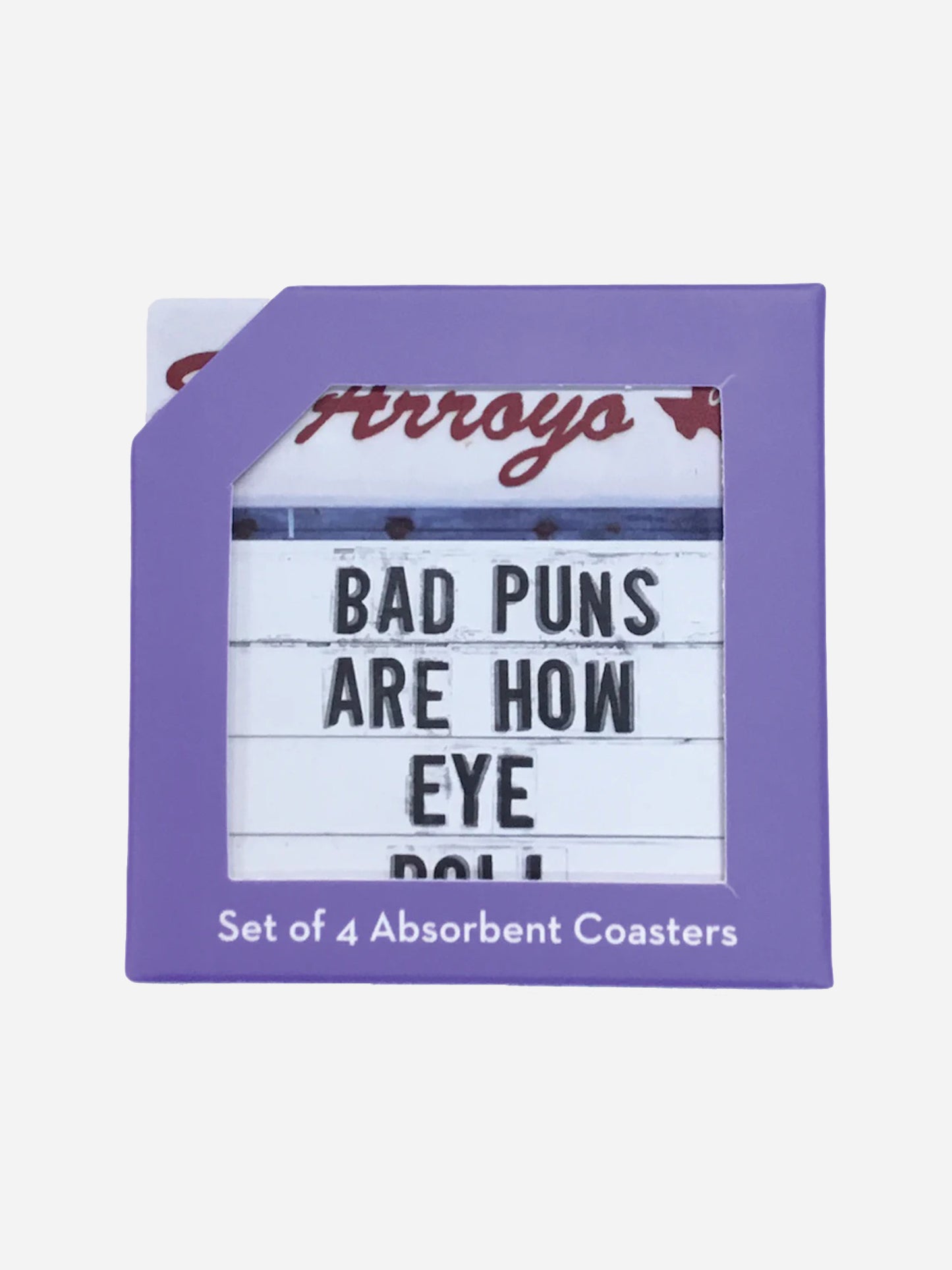 Cozumel Publishing Company El Arroyo Set of 4 Coasters - Saint Bernard