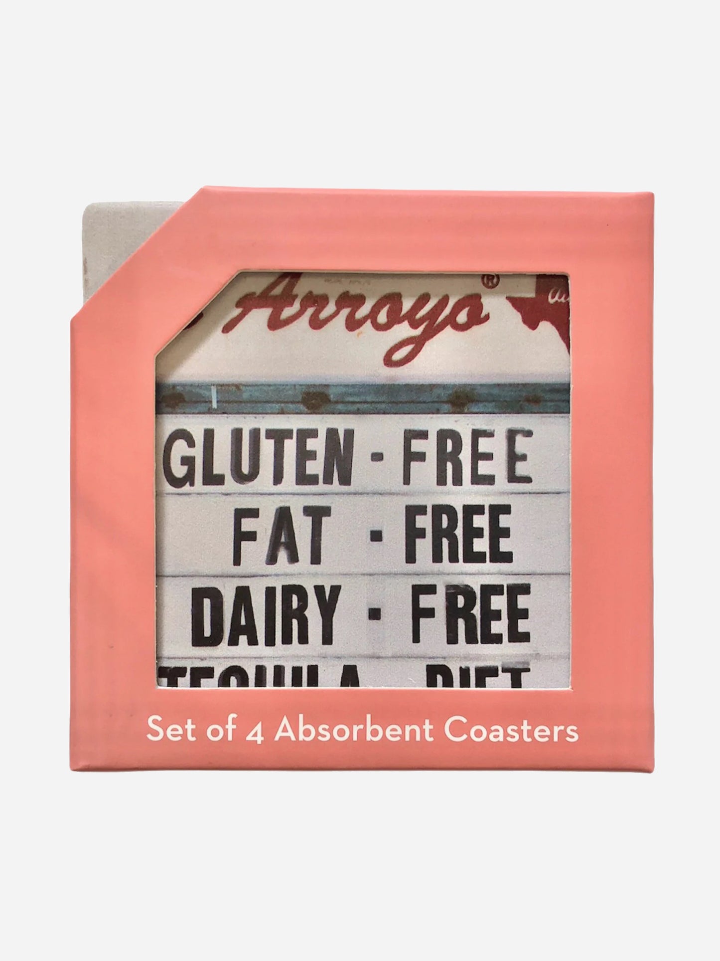 Cozumel Publishing Company El Arroyo Set of 4 Coasters - Saint Bernard