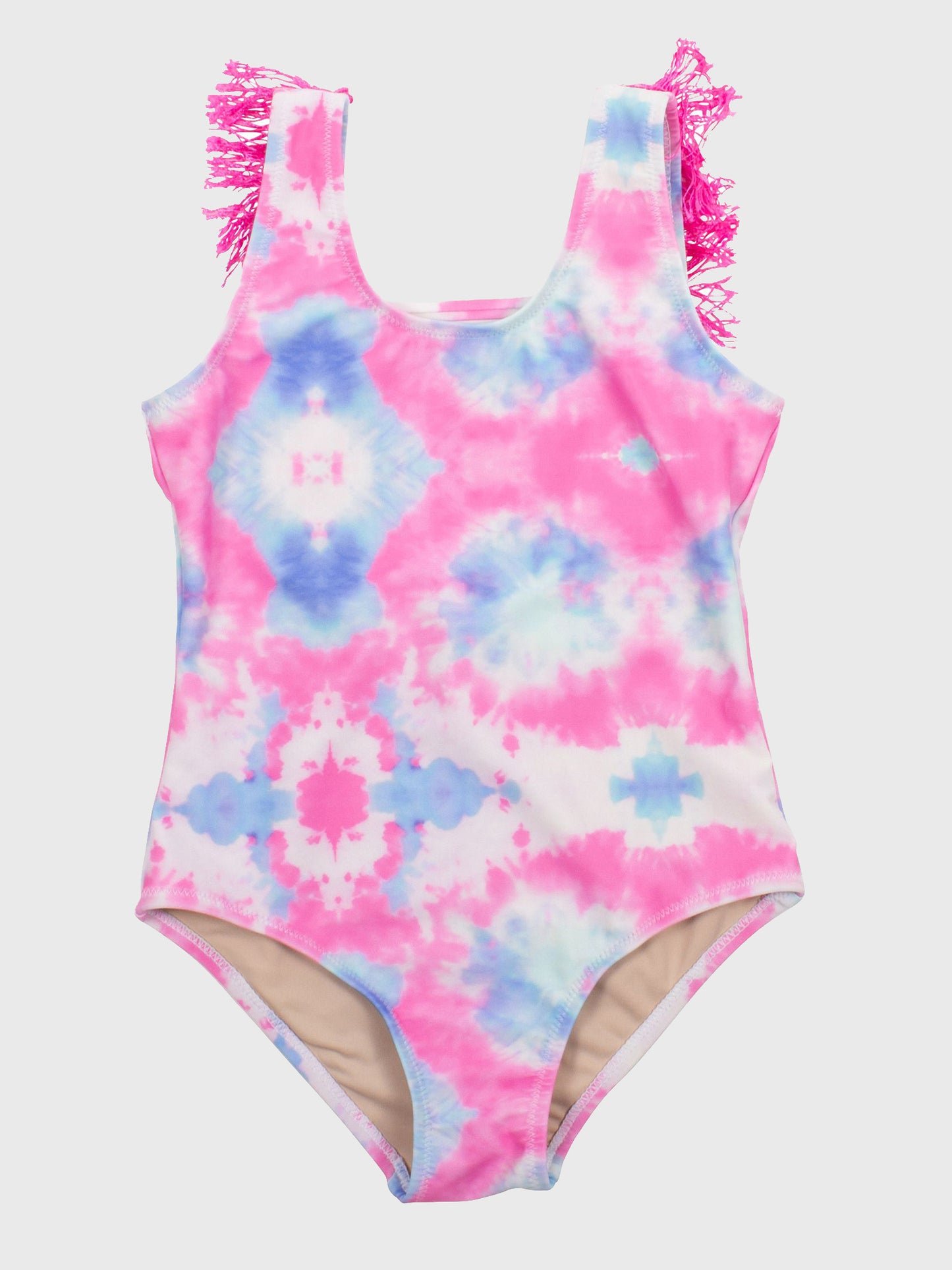 Shade Critters Little Girls' Fringe-Back One-Piece Swimsuit