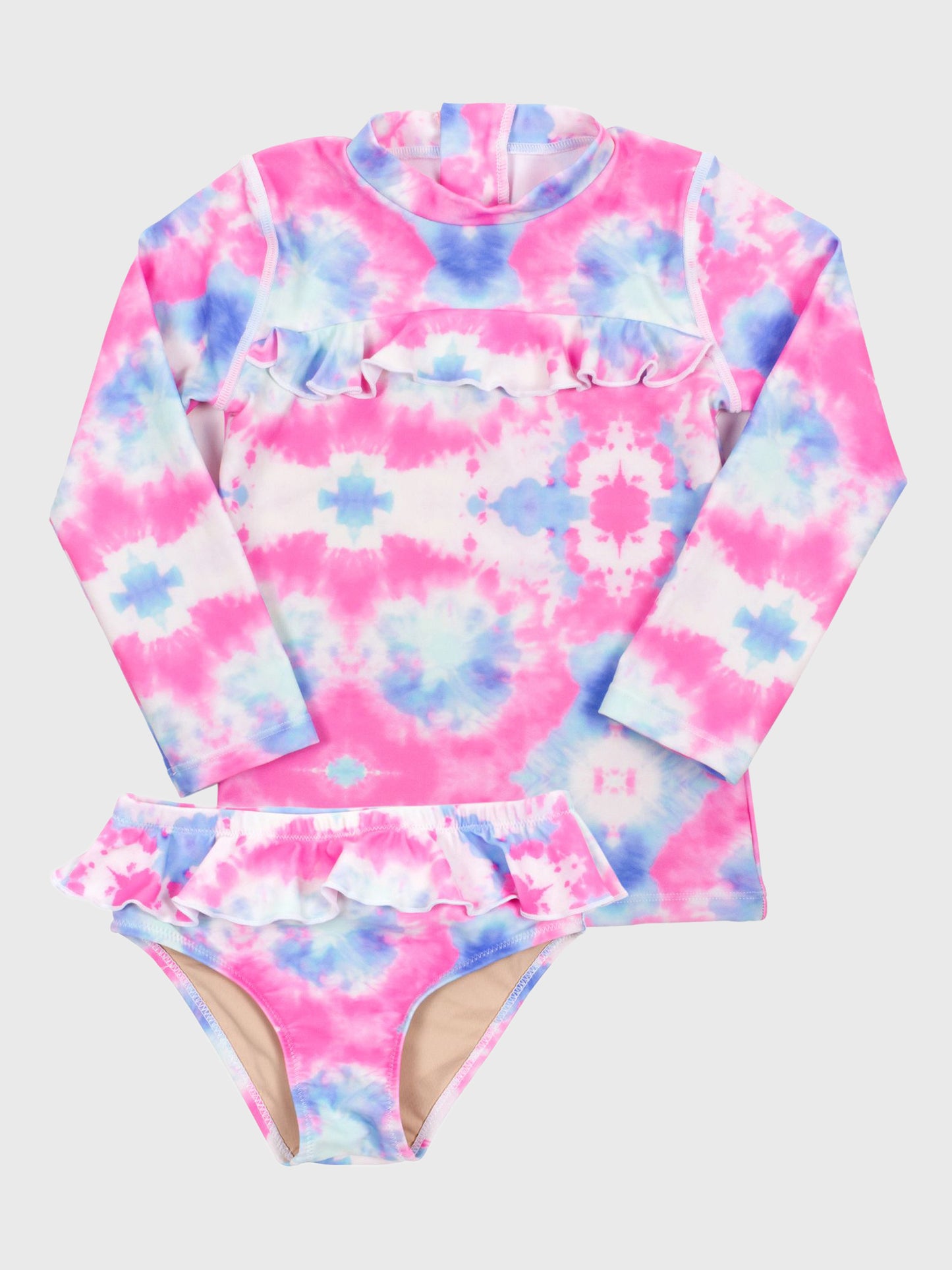 Shade Critters Little Girls' Rashguard Set - Saint Bernard