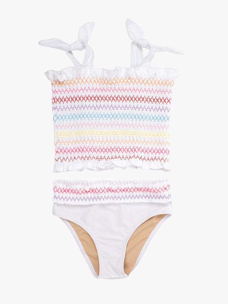 Shade Critter 2 Piece Tankini White Multi - Saint Bernard