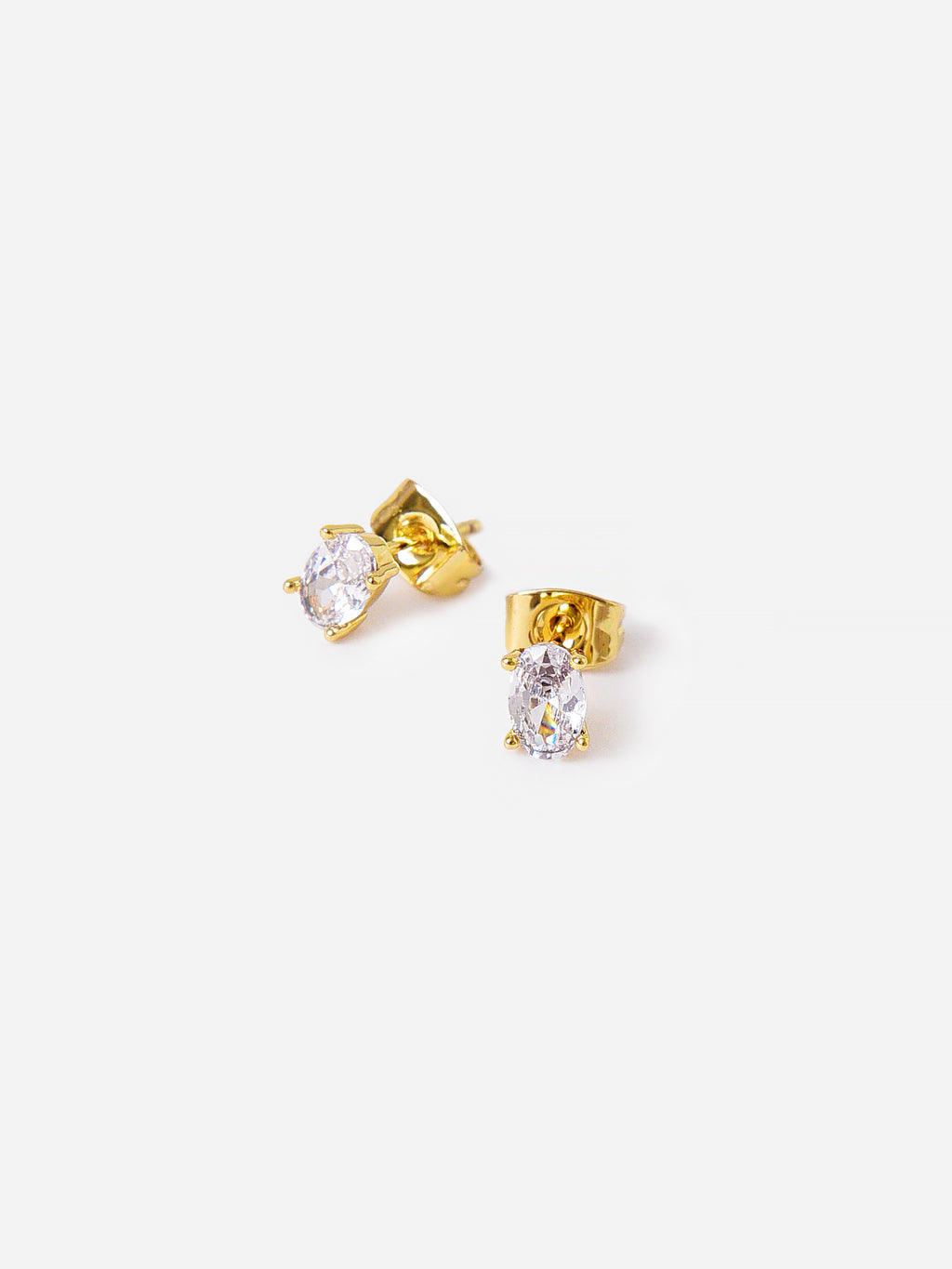 Shashi Women's Oval Solitaire Stud Earrings - Saint Bernard
