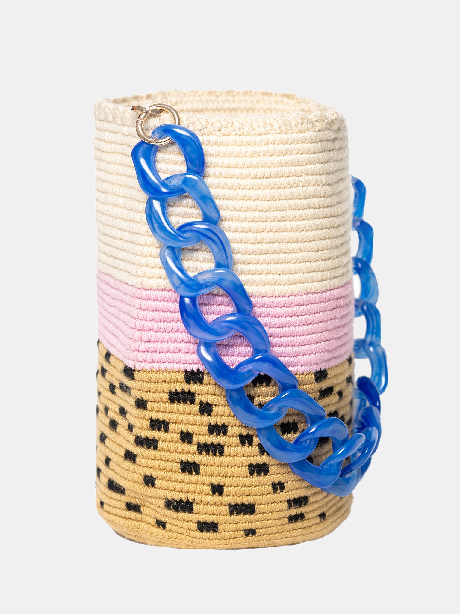 Soraya Fem Leopard Midi Bucket Bag - Saint Bernard