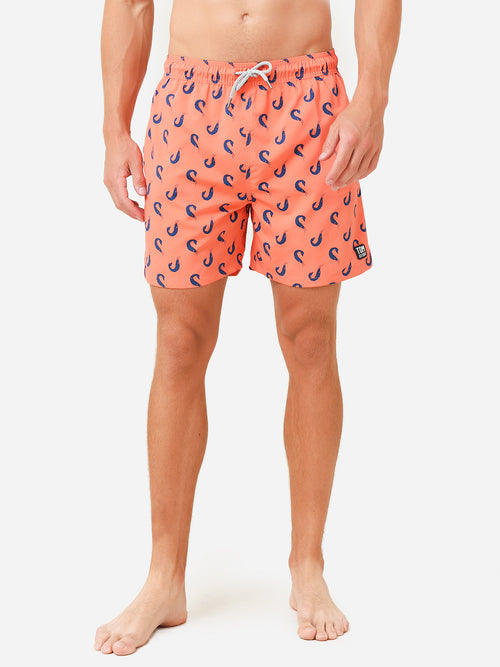 Tom & Teddy Men's Shrimps Swim Trunk