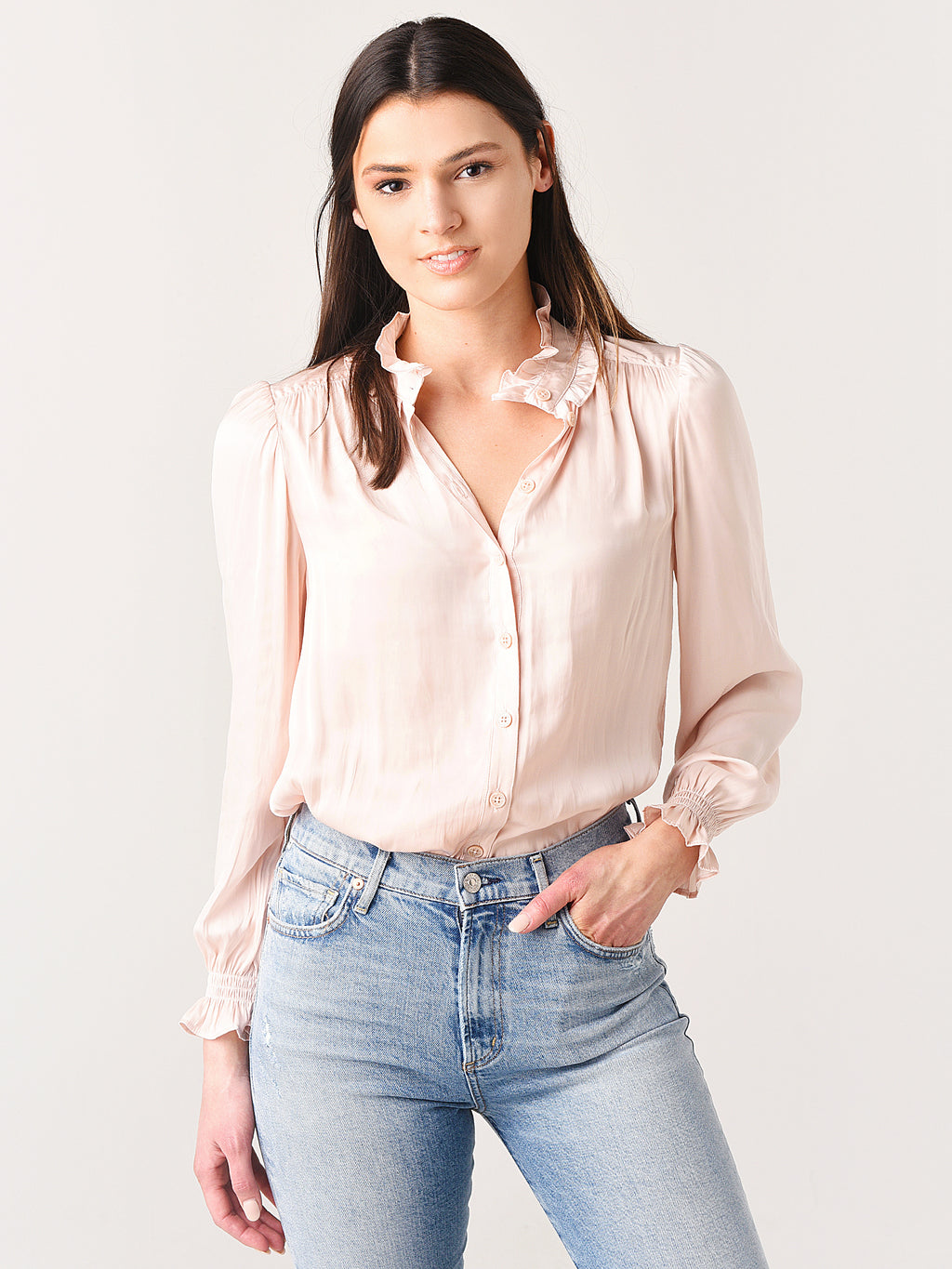 Zadig & Voltaire Women's Tacca Satin Blouse - Saint Bernard
