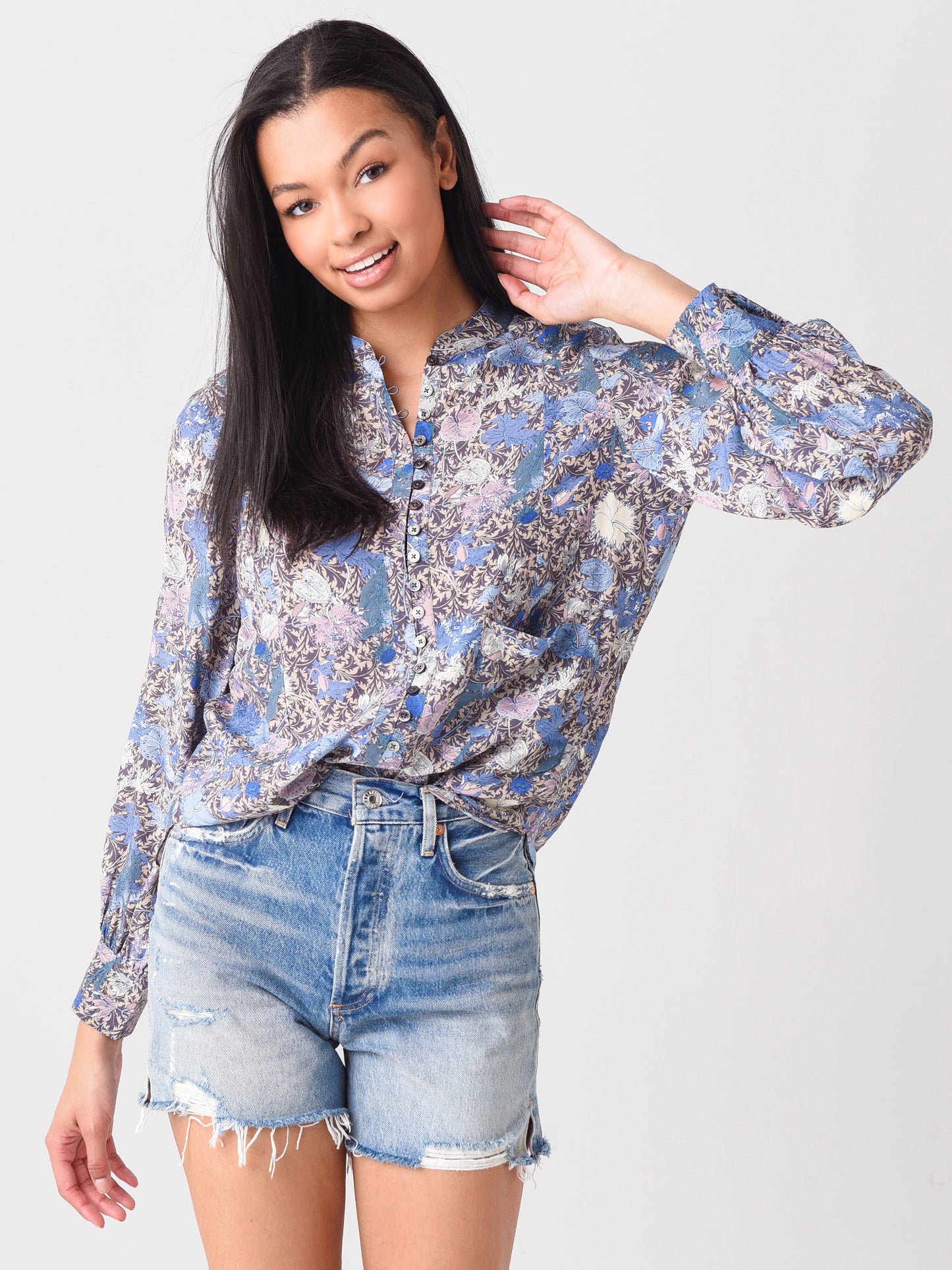 Zadig & Voltaire Women's Twina Wild Garden Tunic Shirt - Saint Bernard