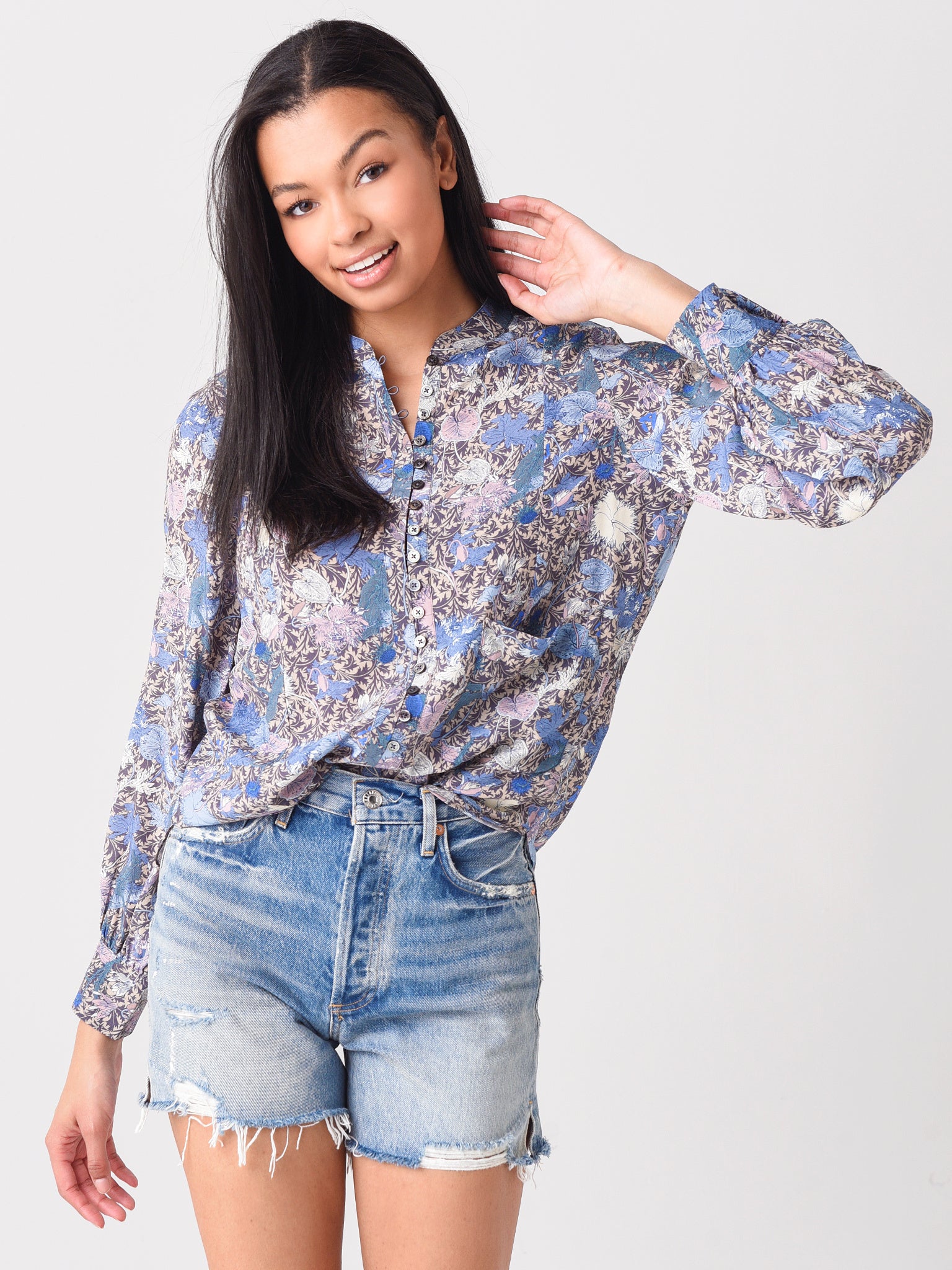 Zadig & Voltaire Women's Twina Wild Garden Tunic Shirt - Saint Bernard