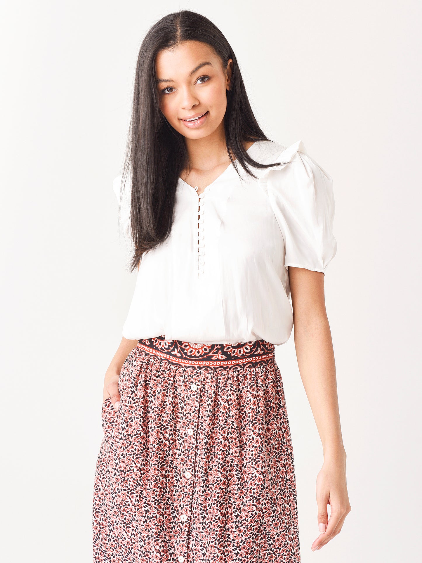 Zadig & Voltaire Women's Twity Satin Shirt - Saint Bernard