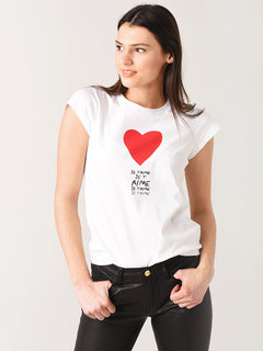 Zadig Women's Skinny Je T'Aime T-Shirt - Bernard