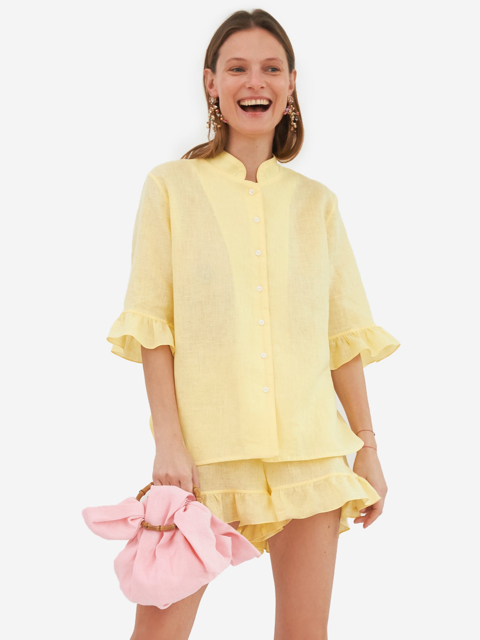 Sleeper Women's Linen Lounge Suit - Saint Bernard