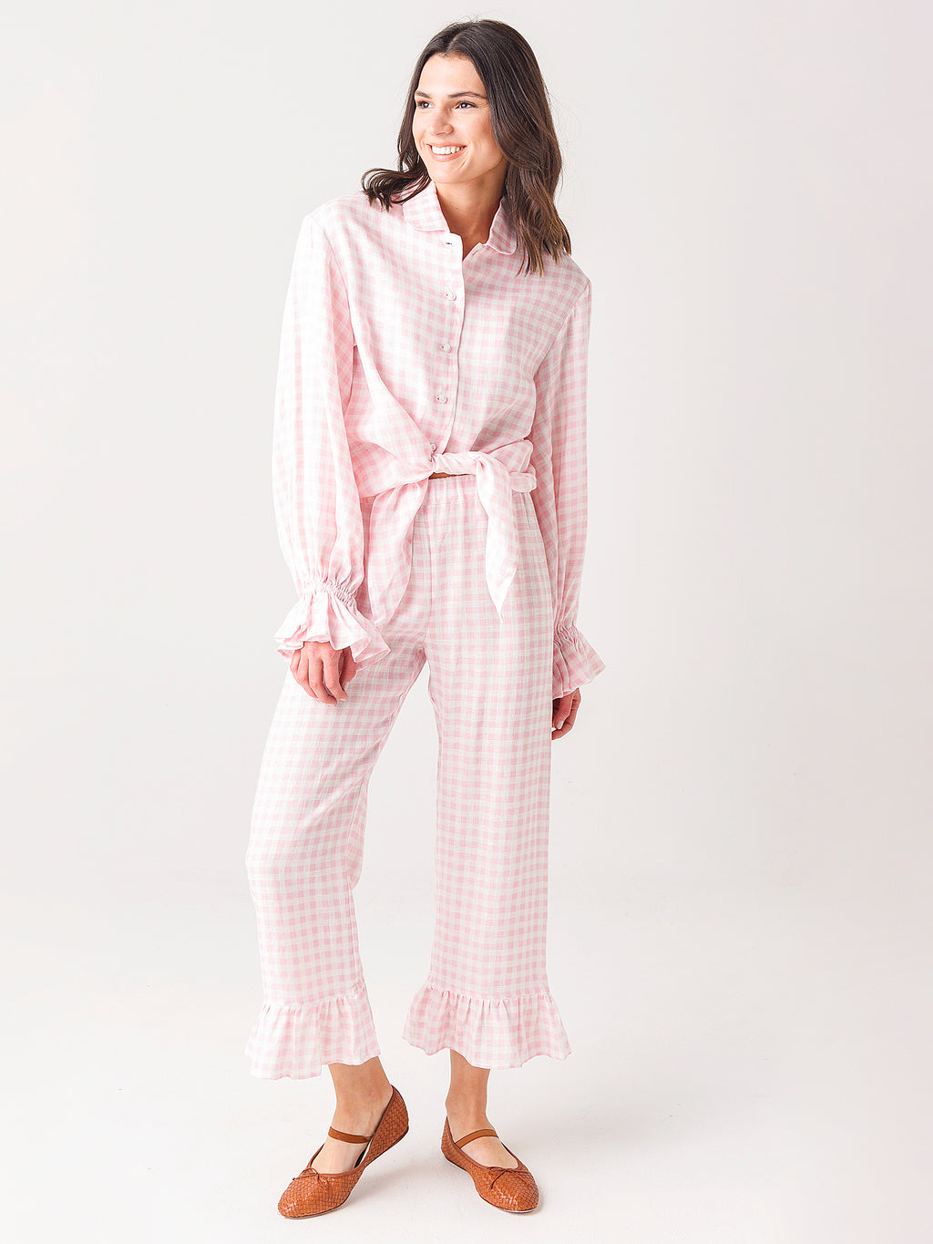 Sleeper Women's Rumba Linen Lounge Suit - Saint Bernard