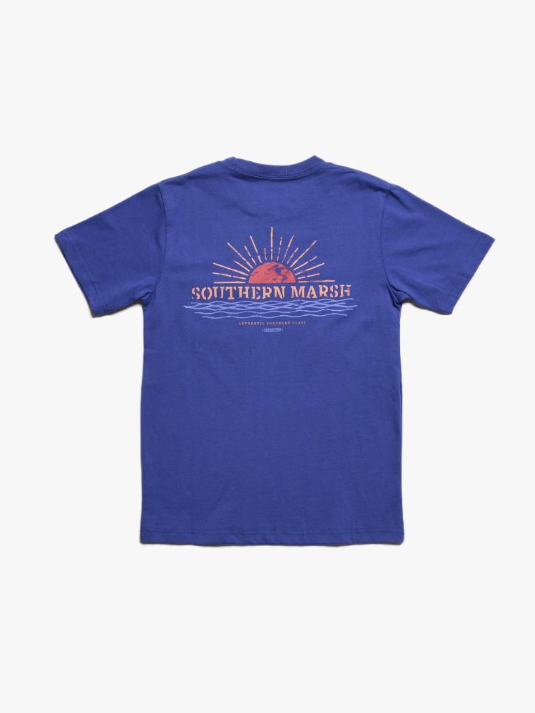 Southern Marsh Youth Branding Sunset Tee - Saint Bernard