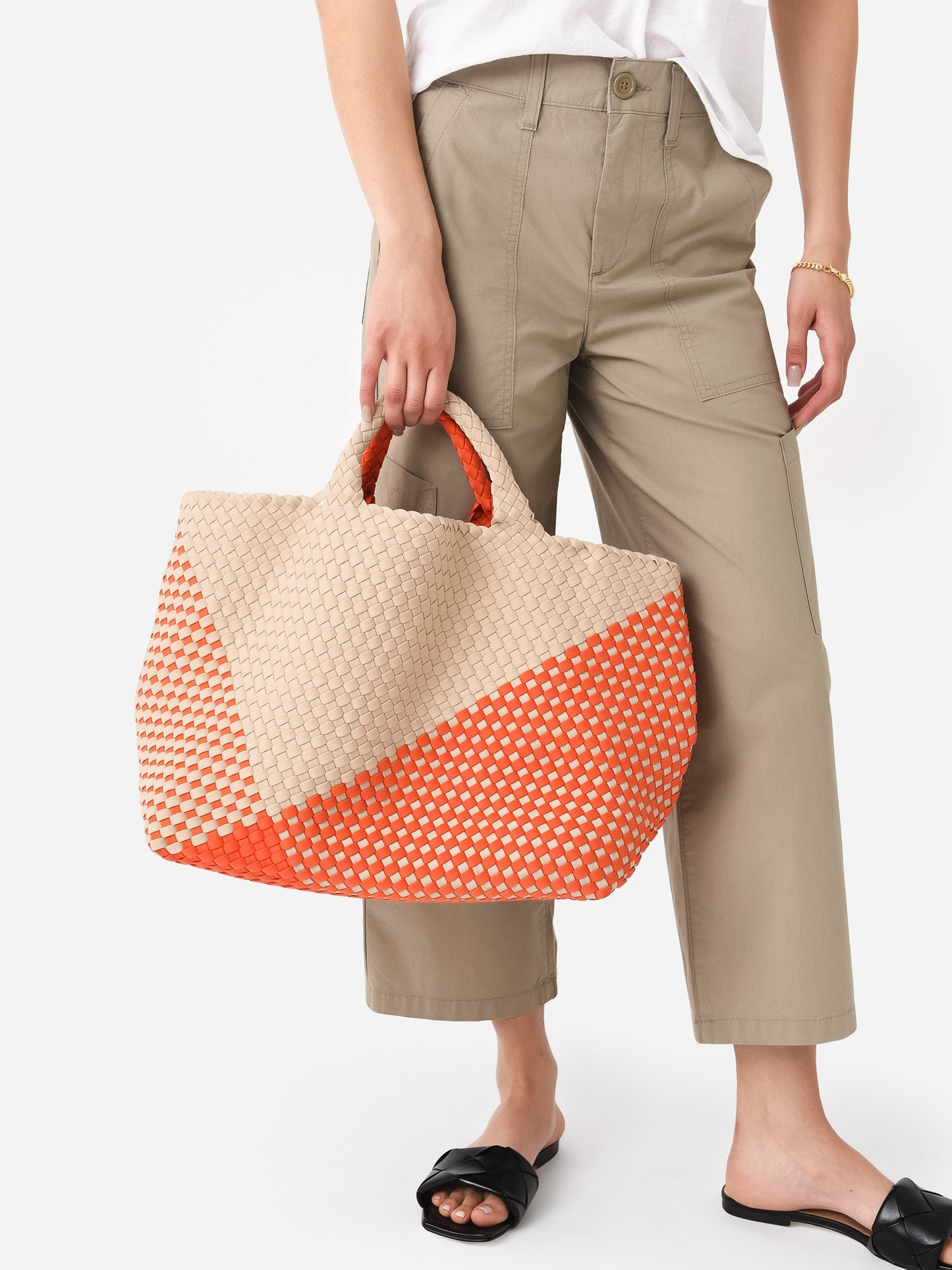 Naghedi St. Barths Large Graphic Geo Tote - Saint Bernard