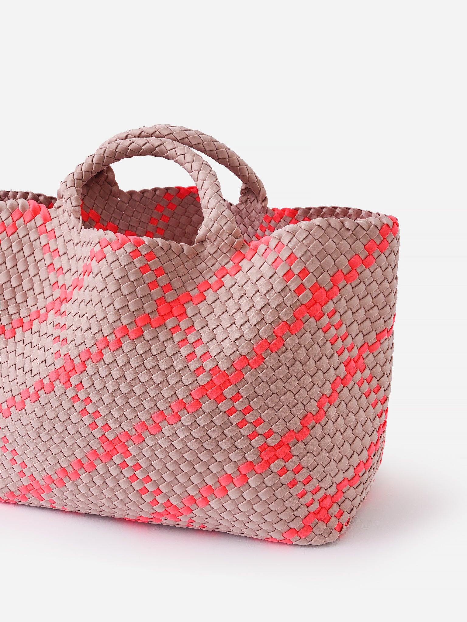 Naghedi St. Barths Large Plaid Tote - Saint Bernard