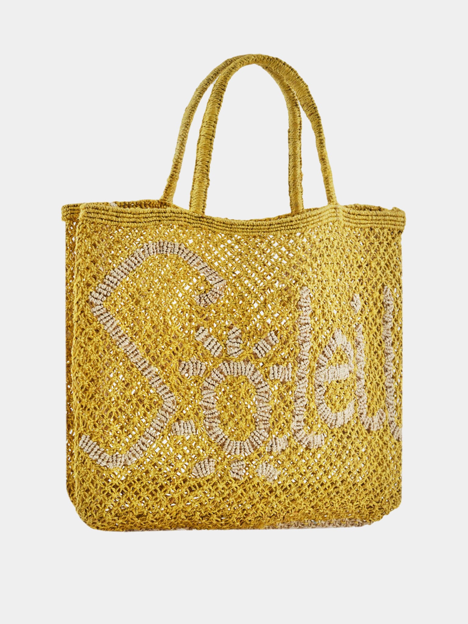 The Jacksons Soleil Large Jute Tote - Saint Bernard