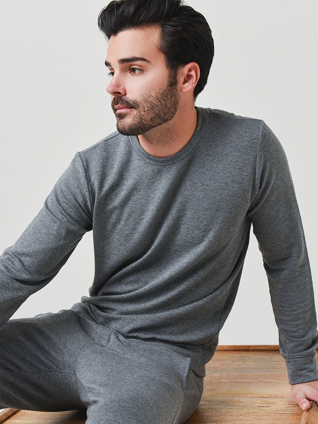 Velvet Men's Soren Luxe Fleece Pullover - Saint Bernard