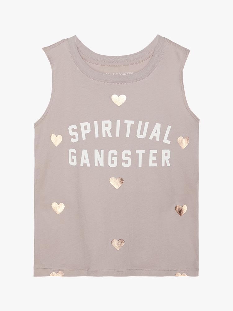 Spiritual Gangster Girls' Muscle Tank - Saint Bernard