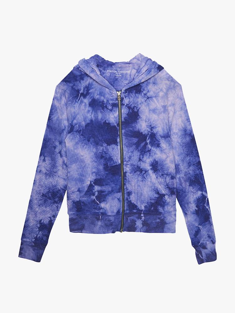 Spiritual Gangster Girls' Sky Full Zip Hoodie - Saint Bernard