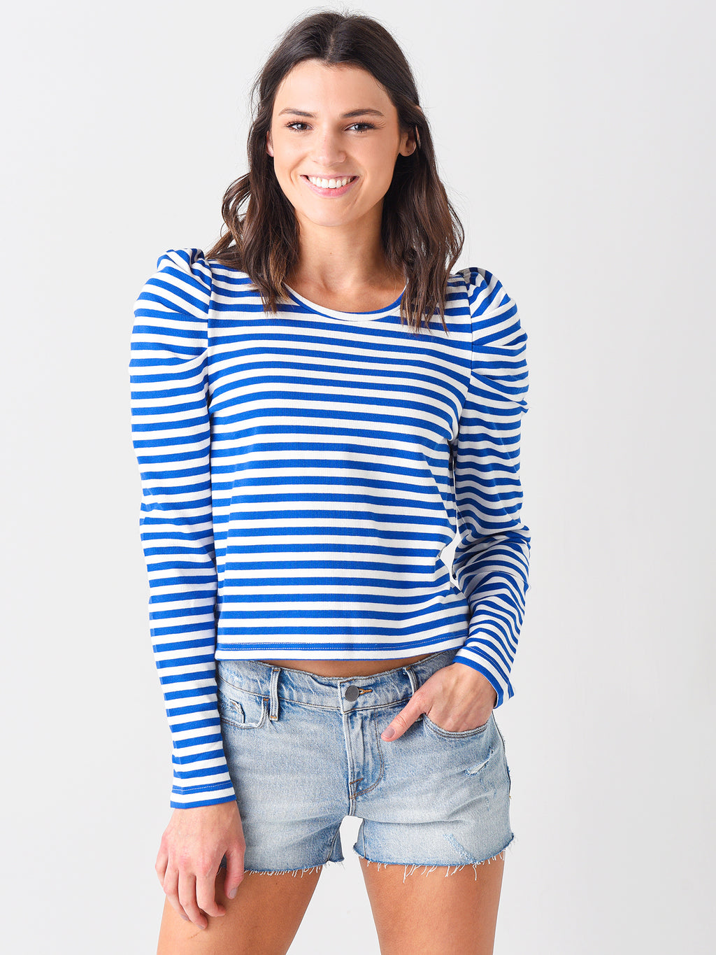 Rebecca Minkoff Women’s Cropped Talia Sweatshirt - Saint Bernard