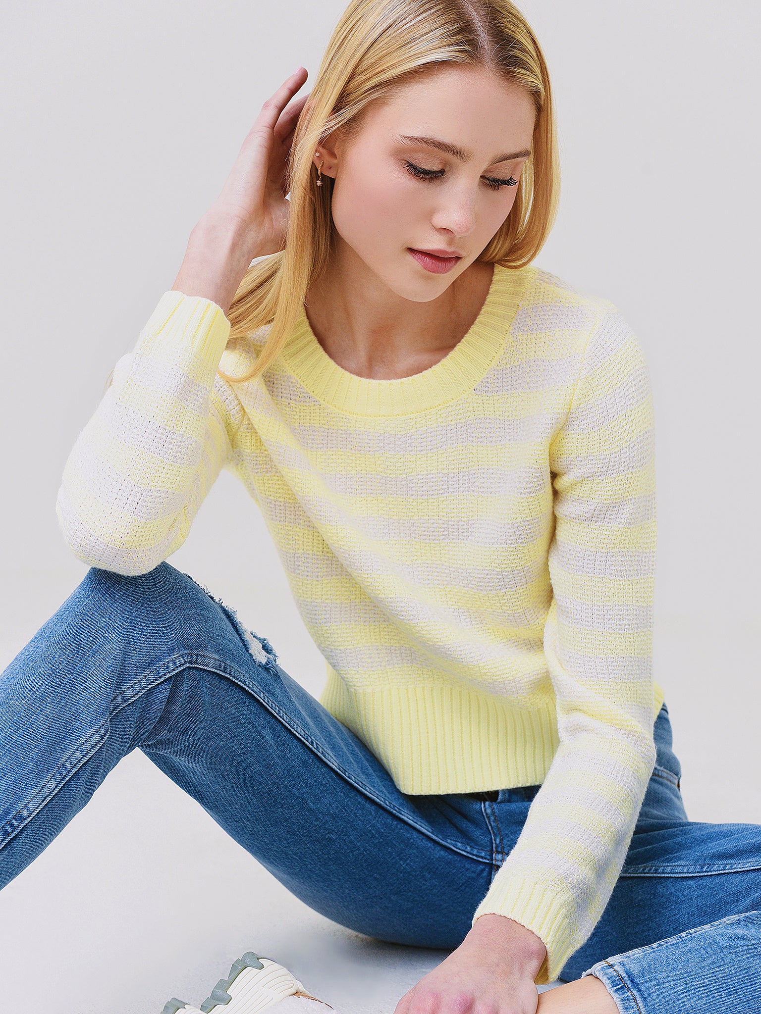 525 Women's Gingham Pullover Sweater - Saint Bernard