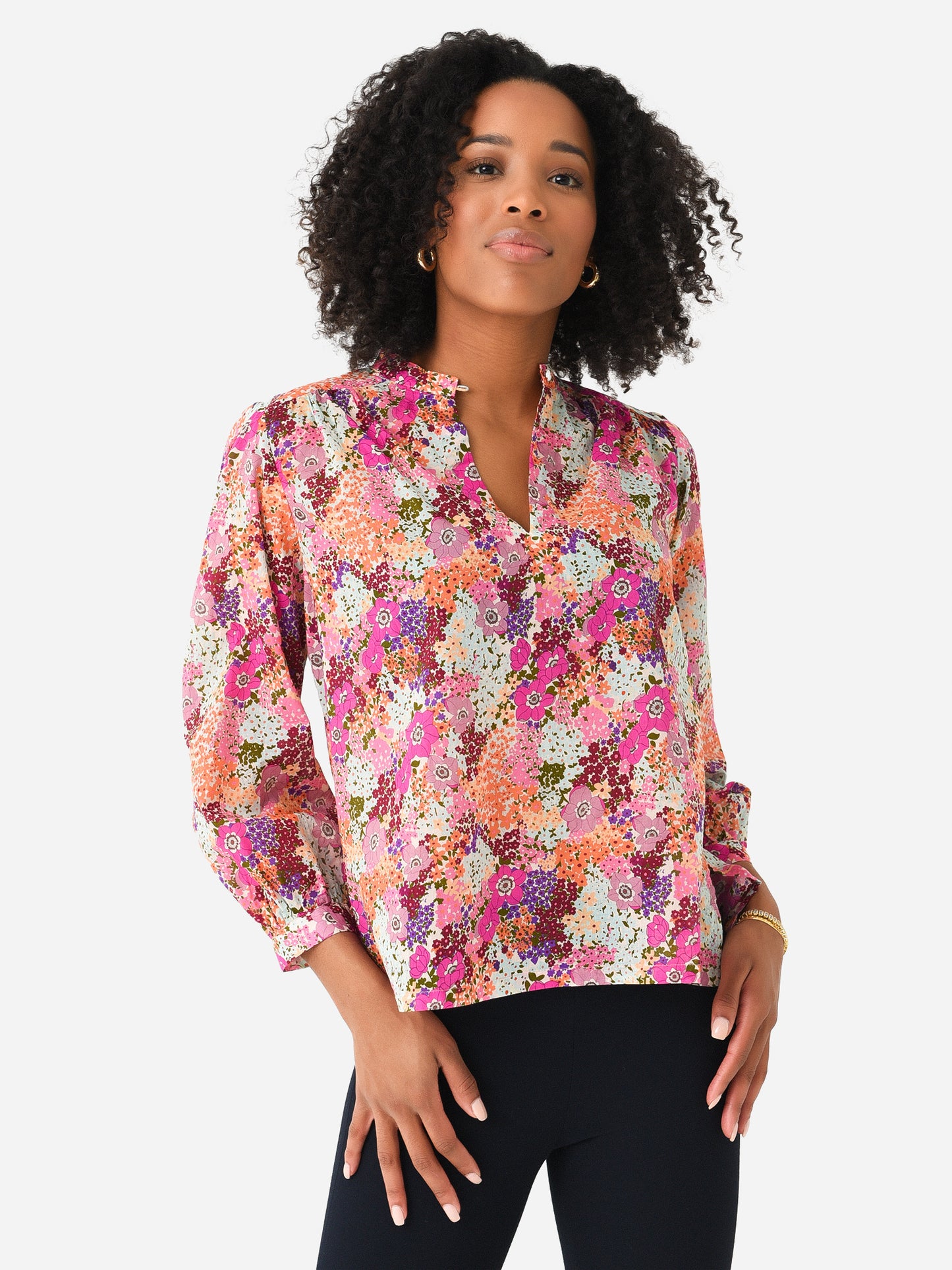 Trovata Women's Bailey Blouse - Saint Bernard