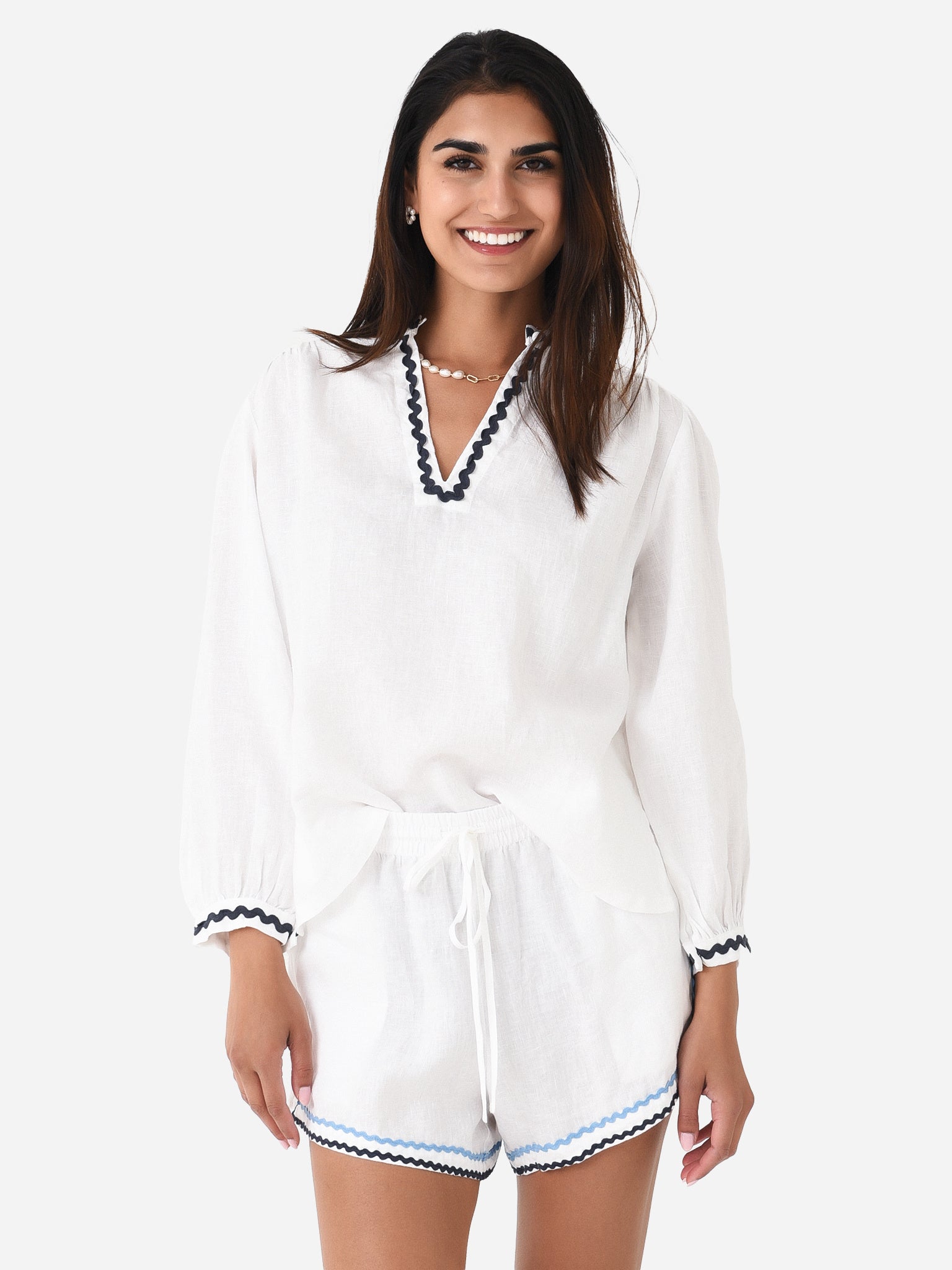 Trovata Women's Bailey Blouse - Saint Bernard