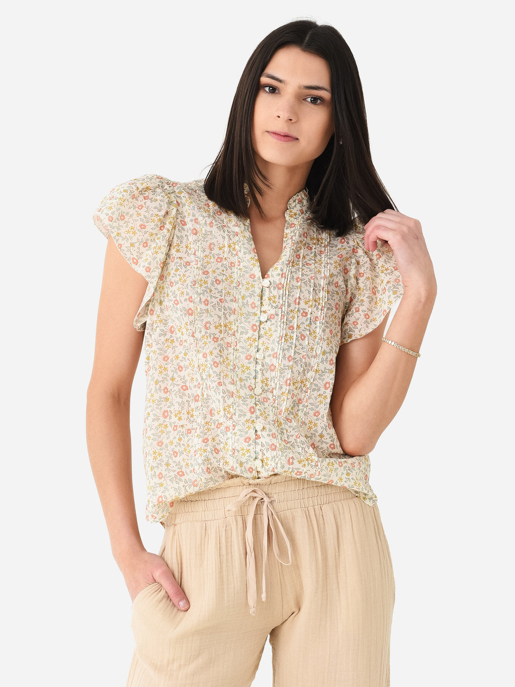 Trovata Women's Cate Blouse - Saint Bernard