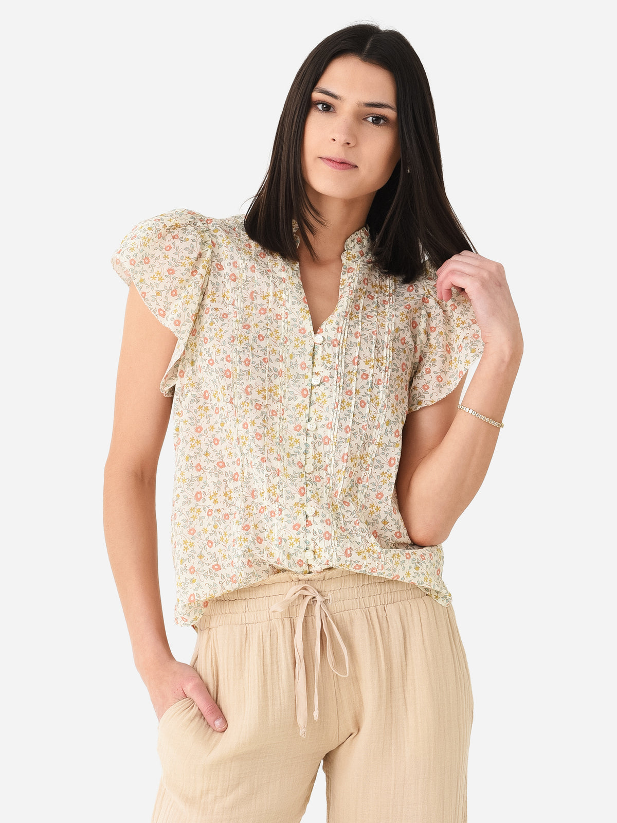 Trovata Women's Cate Blouse - Saint Bernard