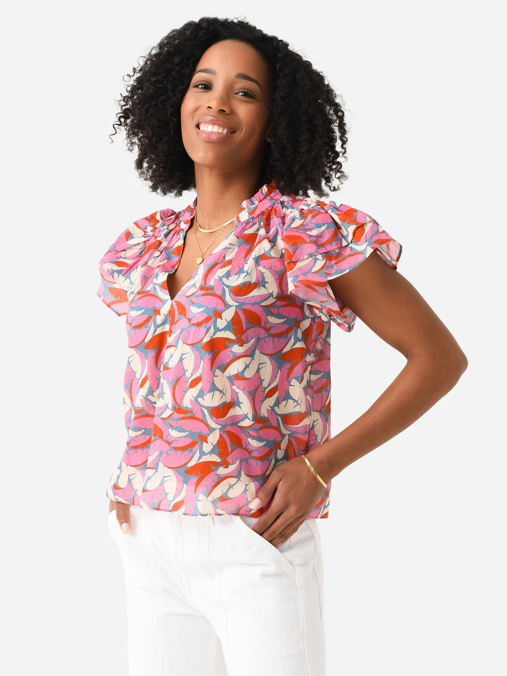 Trovata Women's Clover Blouse - Saint Bernard