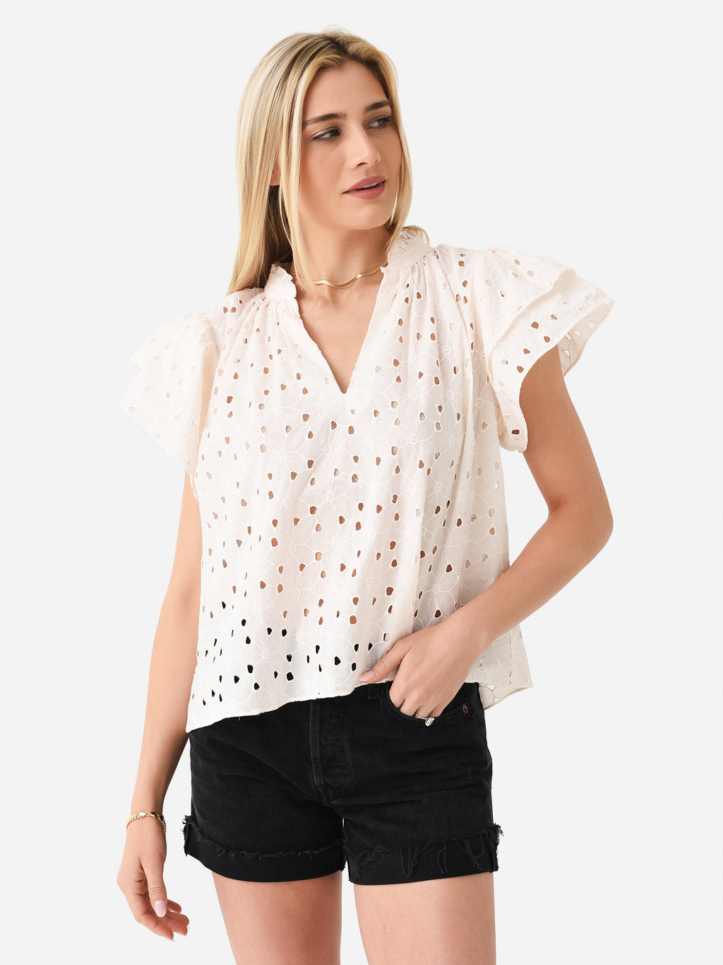 Trovata Women's Clover Blouse - Saint Bernard