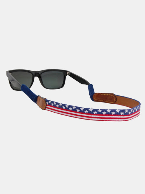 Smathers & Branson Old Glory Needlepoint Sunglasses Strap