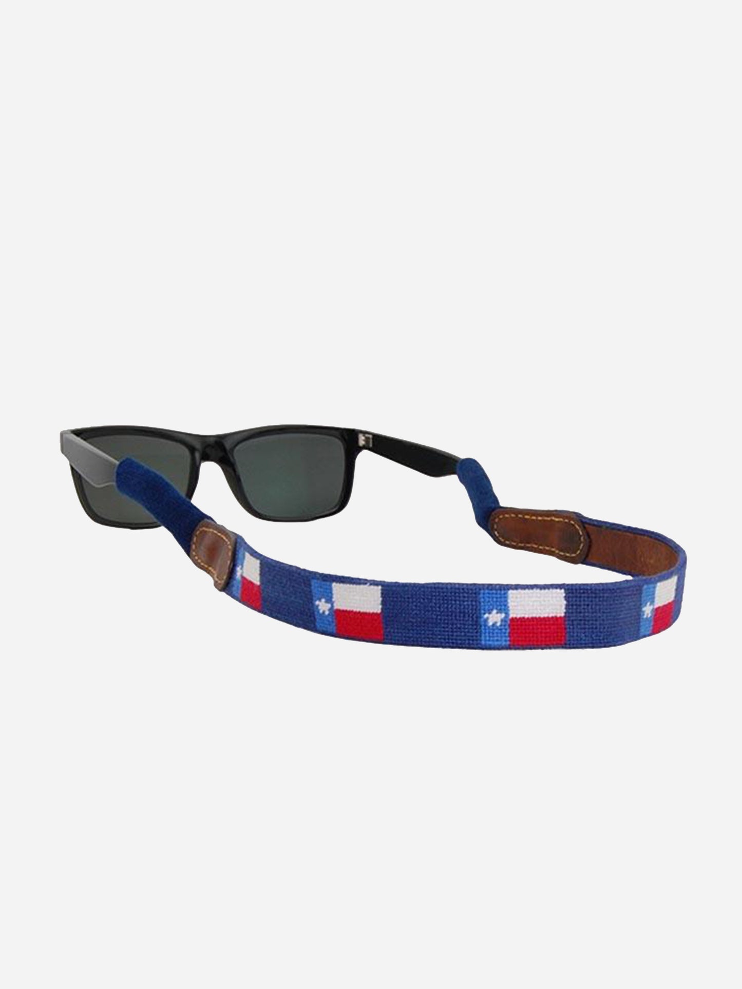Smathers & Branson Texas Flag Needlepoint Sunglass Strap - Saint Bernard